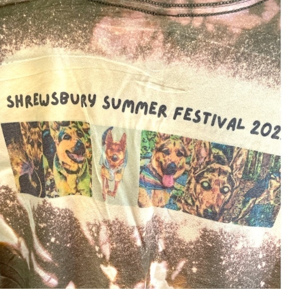 Festival tee shirt, size L,cotton/poly, never worn, tie dye, excellent condition - Picture 3 of 3